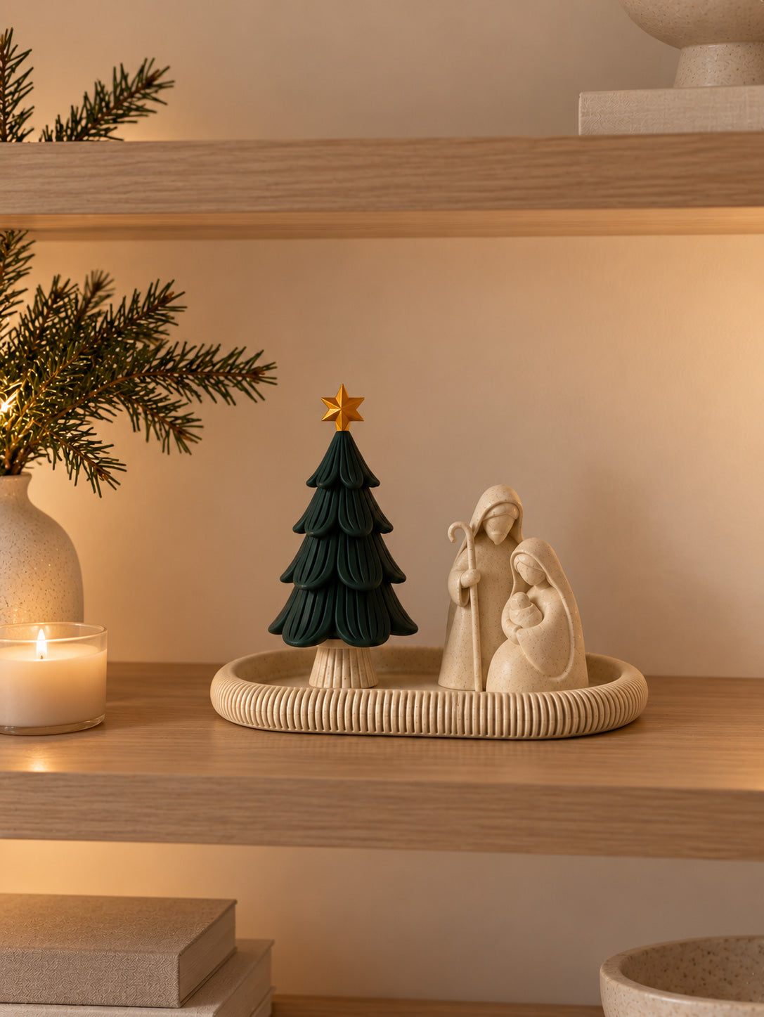 Nacimiento y árbol