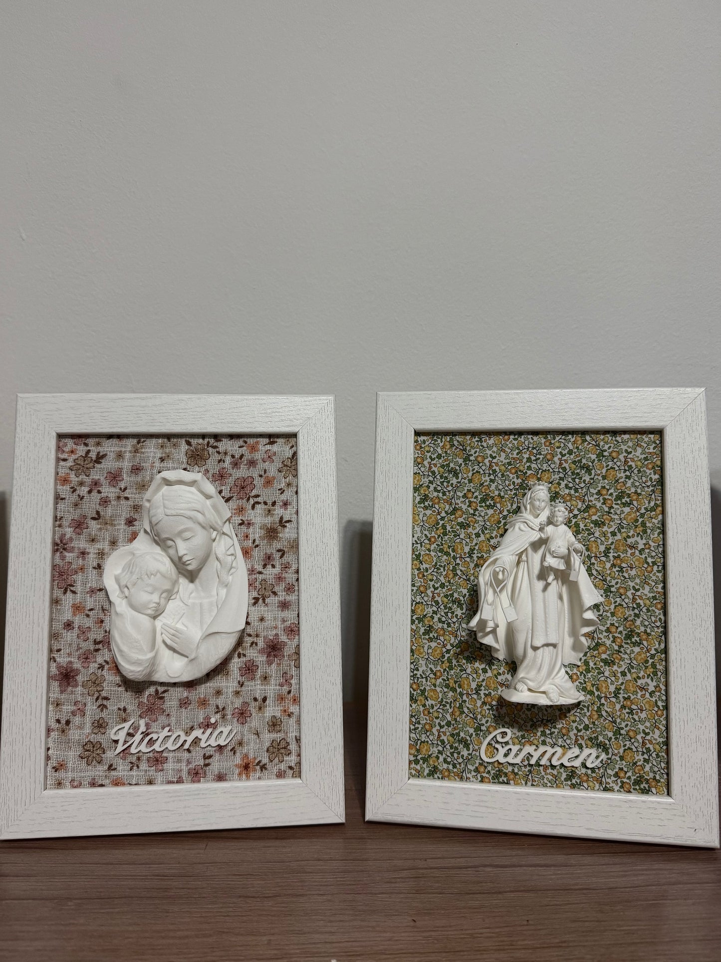 Marco de la Virgen (cualquiera) con nombre